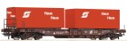 67527 Roco Flat car loaded with containers Haus zu Haus